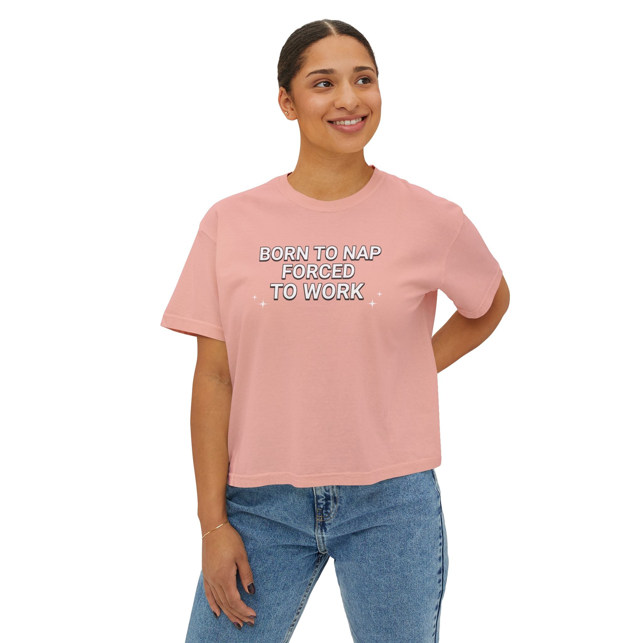 Born to nap, forced to work  T-shirt
