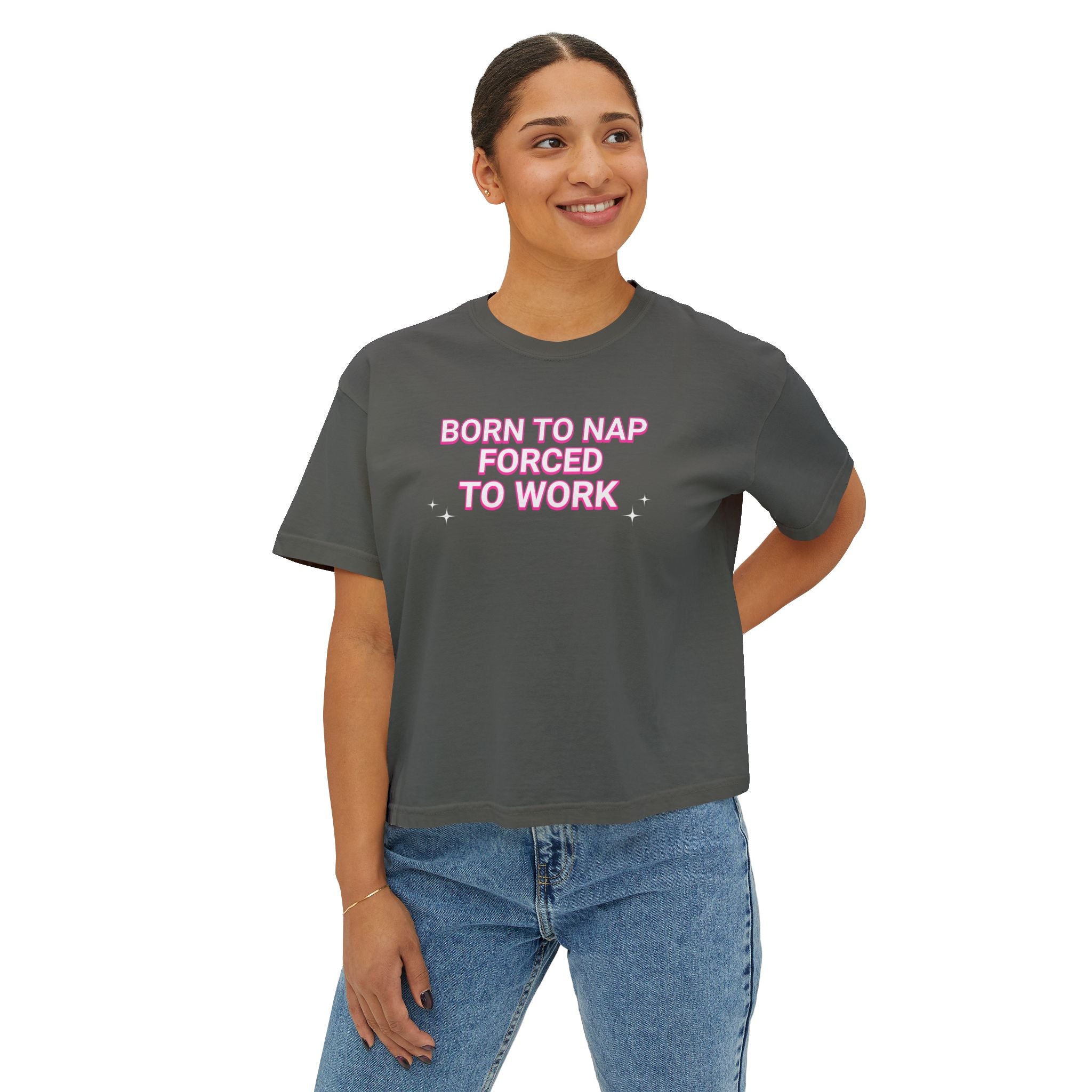 Born to nap, forced to work  T-shirt