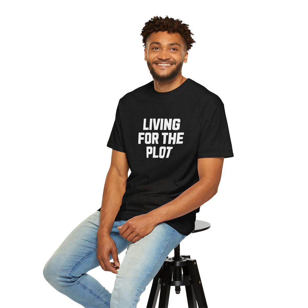 Living for the Plot T‑Shirt